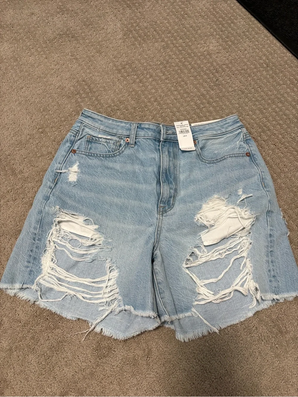NWT American Eagle Denim Baggy Mom Short
